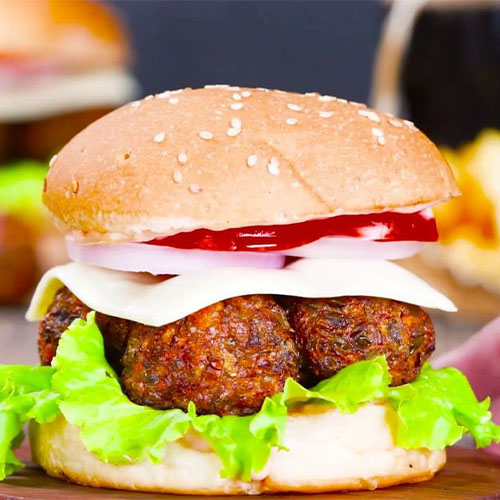 Manchurian Noodle Burger